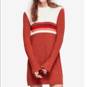 Free People Colorblock Sweater Dress